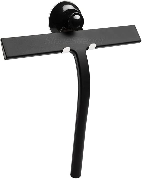 Svaber til bruseskærm - Mat sort