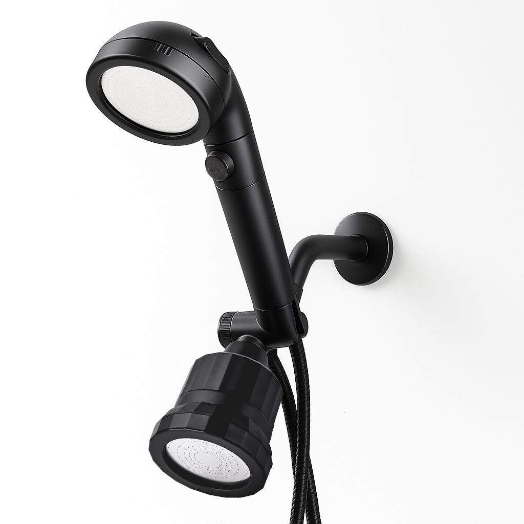 Sort Ecopower brusehoved