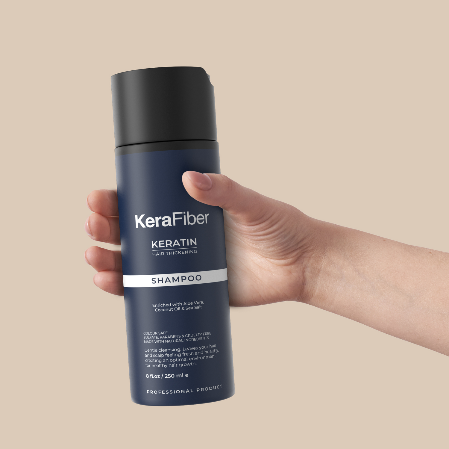Keratin Shampoo til hårdt vand