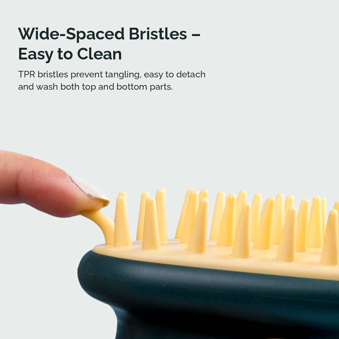 Hovedbundsmassager til bruseren