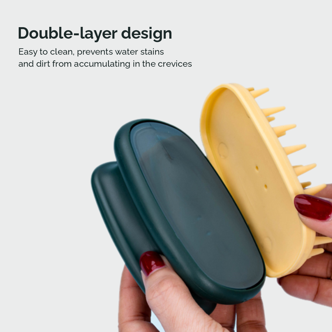 Hovedbundsmassager til bruseren