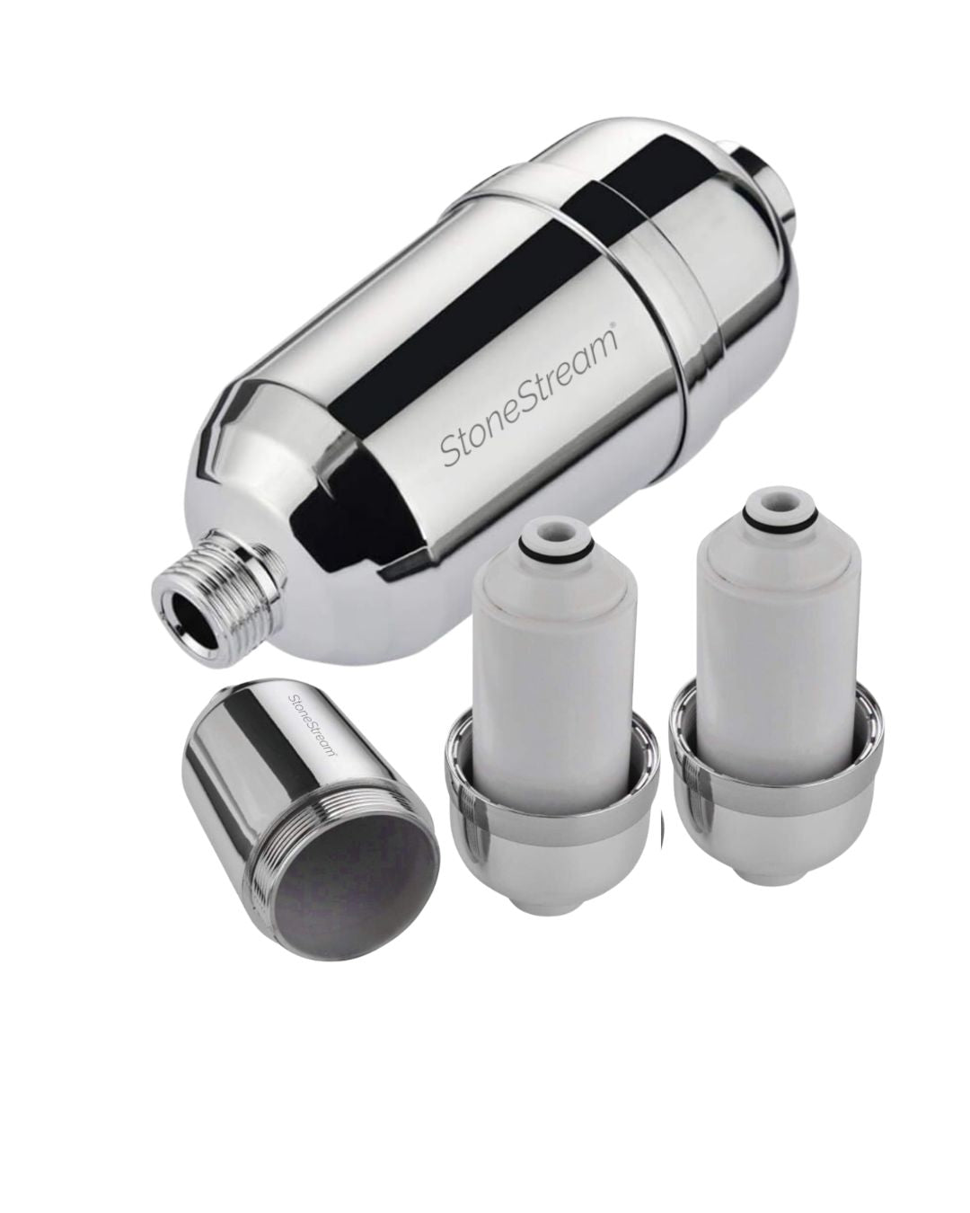 Avanceret brusefilter til hårdt vand