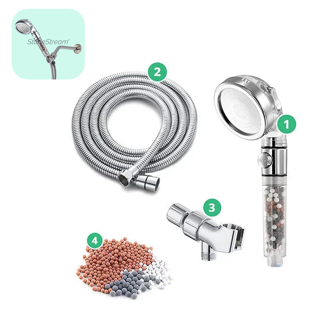 4-i-1 vægadapterkit