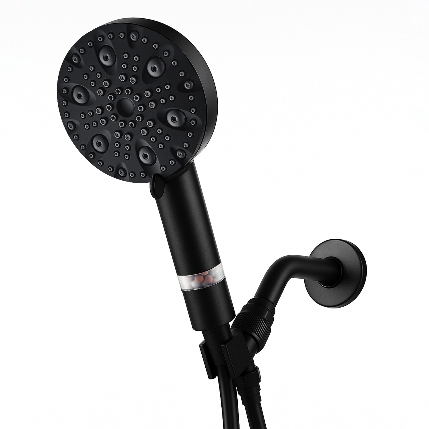 EcoLux 4-i-1 Vægadapter i Krom med 9 Funktioner i Rustfrit Stål