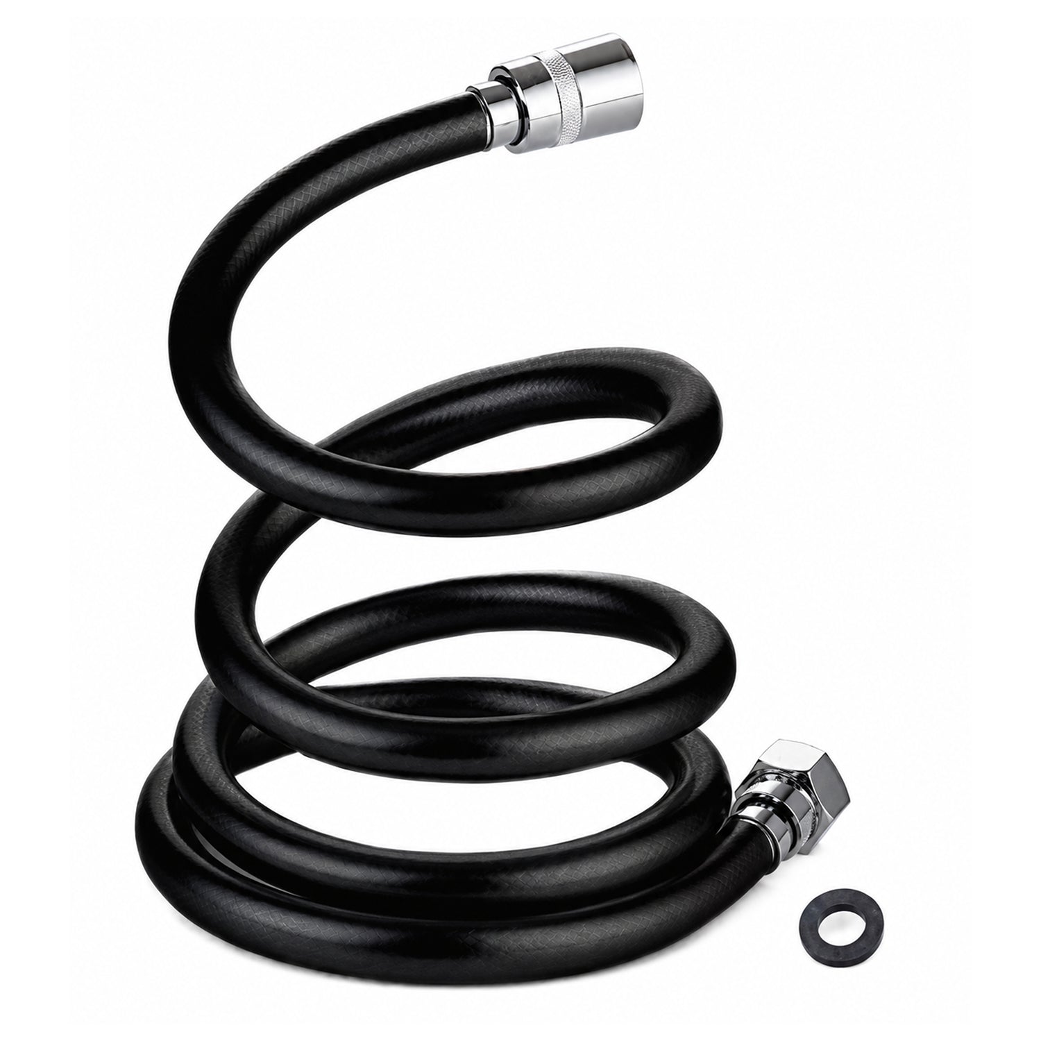 Flexible de douche noir premium (1,5m) - StoneStream