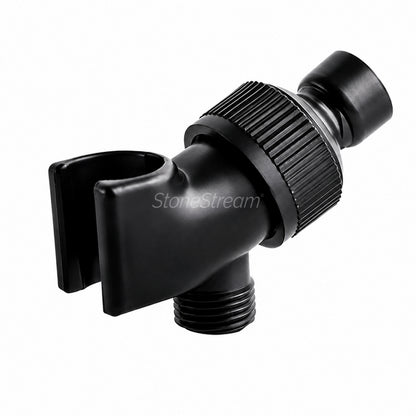 Brusehoved adapter til håndbruser - Sort